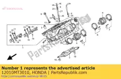 Ici, vous pouvez commander le tête assy., r. Cylindre auprès de Honda , avec le numéro de pièce 12010MT3010: