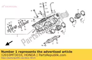 Honda 12010MT3010 tête assy., r. cylindre - La partie au fond