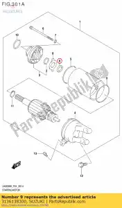 Suzuki 3136138300 shim, armature - Il fondo