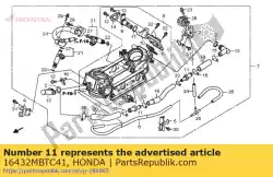 Aqui você pode pedir o nenhuma descrição disponível no momento em Honda , com o número da peça 16432MBTC41: