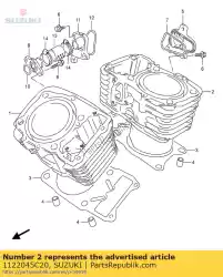 Qui puoi ordinare cilindro comp, r da Suzuki , con numero parte 1122045C20: