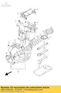 Suzuki 0981700040 ring spaner - Bottom side