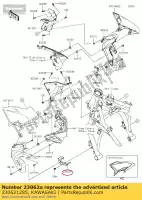 230621285, Kawasaki, 01 support-comp,couvercle de radiateur,gauche kawasaki  650 2020 2021, Nouveau