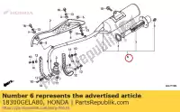 18300GELA80, Honda, assy silencieux honda crf  f crf50f 50 , Nouveau