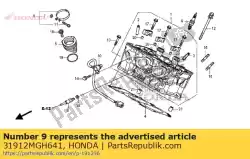 plug, vonk (imr8e-9hes) van Honda, met onderdeel nummer 31912MGH641, bestel je hier online: