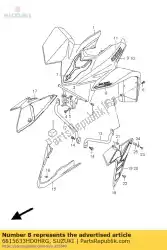 tape, voorkant af van Suzuki, met onderdeel nummer 6815633HD0HRG, bestel je hier online: