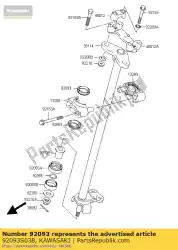 Aqui você pode pedir o selo ksf400-a1 em Kawasaki , com o número da peça 92093S038: