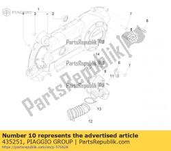 Aprilia 435251, Uszczelka, OEM: Aprilia 435251