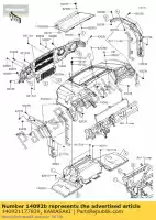 140921177839, Kawasaki, 01 coperchio,aperto,s.nero kawasaki  820 2017 2018 2019, Nuovo