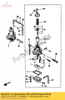 2601414222A0, Yamaha, pilota di jet yamaha lc 4l1 europe 214l1-332e2 rd 250 350 1981 1985, Nuovo