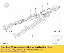 Here you can order the thrust adapter from BMW, with part number 23211340796: