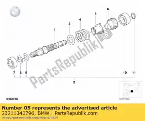 bmw 23211340796 thrust adapter - Bottom side