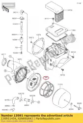 Here you can order the holder,element from Kawasaki, with part number 130911454: