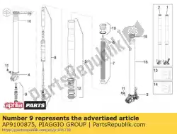 Aquí puede pedir válvula d. 45 de Piaggio Group , con el número de pieza AP9100875: