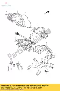 suzuki 3414916B00 parafuso - Lado inferior