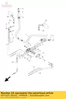 4XY263130000, Yamaha, kabel, gasklep 3 yamaha xvz xvztf 1300 1999 2000 2001, Nieuw