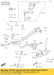 Here you can order the bolt,flange,6x16 ksf50b7f from Kawasaki, with part number 92153Y025: