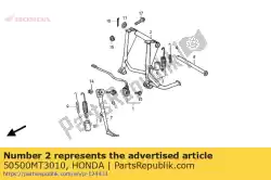 Qui puoi ordinare stand comp., principale da Honda , con numero parte 50500MT3010: