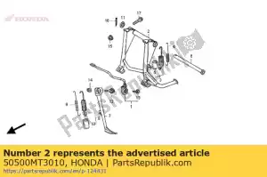 honda 50500MT3010 stand comp., principale - Il fondo