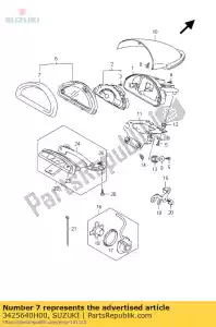 suzuki 3425640H00 tapa superior - Lado inferior