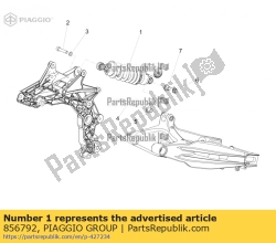 Aprilia 856792, Schokdemper, OEM: Aprilia 856792