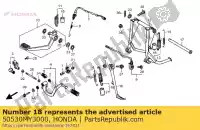 50530MY3000, Honda, Barra, suporte lateral honda st pan european  a st1100 st1100a 1100 , Novo