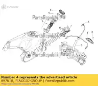 897618, Piaggio Group, Rura benzynowa moto-guzzi stelvio zgulze00, zgulzg00, zgulzu01 1200 2011 2016 2017, Nowy