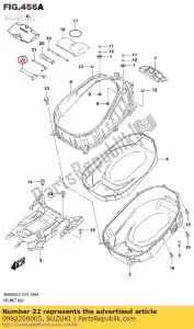 suzuki 0982200005 chave, braçadeira - Lado inferior