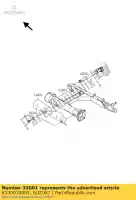 K330010005, Suzuki, arm-comp-swing suzuki vz 1600 2004 2005, New