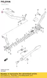 Here you can order the pedal,brake from Suzuki, with part number 4311041F11: