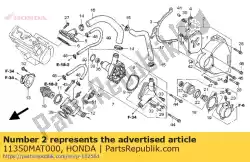 Aqui você pode pedir o cover assy., l. Rr. Em Honda , com o número da peça 11350MAT000: