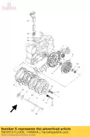 5WXE63711000, Yamaha, chefe, embreagem yamaha dt r 2c2c holland 1e2c2-300e2 rsm 2c31 holland 1c2c2-300e4 tzr 50 2004 2005 2006 2007 2008 2009 2010 2011, Novo