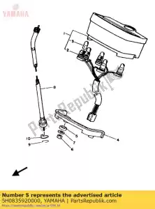 Yamaha 5H0835920000 amortyzator - Dół