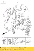 1771036E10, Suzuki, radiator,water suzuki rm 125 1998 1999 2000, New