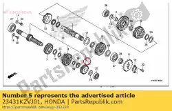 Aqui você pode pedir o descrição não disponível em Honda , com o número da peça 23431KZVJ01: