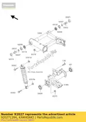 Qui puoi ordinare colletto, 17x26x4,5 z750-p1 da Kawasaki , con numero parte 920271394: