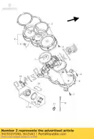 3419327G00, Suzuki, pokrywa suzuki dl vstrom  u3 a aue ue au3 dl650 v strom dl650a 650 , Nowy