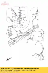 yamaha 901090626400 bolt - Bottom side