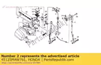 45125MAW761, Honda, tuyau, fr. frein honda xl 600 1997 1998, Nouveau