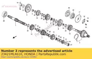 honda 23421ML4610 geen beschrijving beschikbaar op dit moment - Onderkant