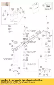 ktm 50180429S5 górna cz??? monoshock kpl. sx 07 - Dół