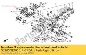 Honda 50205MEJ000 borracha e, montagem - Lado inferior