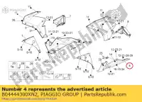 B04444300XN2, Piaggio Group, lh pilar aprilia rsv rsv4 1000 2011 2012 2013, Nuevo