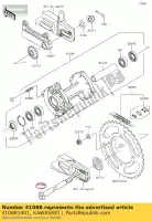 410681401, Kawasaki, Eje, rr kx80-w1 kawasaki  kx 80 85 1998 1999 2000 2001 2002 2003 2005 2006 2007 2008 2009 2010 2011 2012 2013 2014 2015 2016 2017 2018 2019 2020, Nuevo