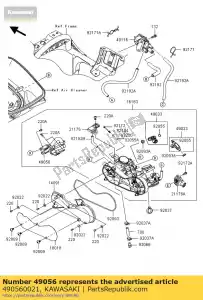 kawasaki 490560021 pipe-injection kvf750d8f - Il fondo