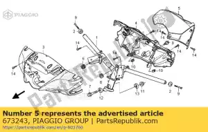 Piaggio Group 673243 terminale peso antivibrante - Lato destro