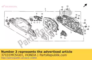 honda 37101MCSG01 case assy., lower - Bottom side