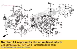 Honda 22838MENA30 receptor, cabo de embreagem - Lado inferior