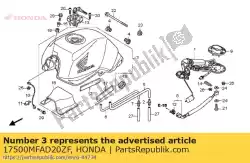 Tutaj możesz zamówić komplet zbiorników, rodzaj paliwa (wl) * od Honda , z numerem części 17500MFAD20ZF: