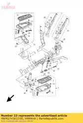 Qui puoi ordinare poggiapiedi posteriore completo 1 da Yamaha , con numero parte 4WM274301100: